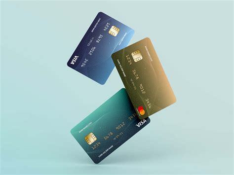 Download Floating Credit Card Mockup